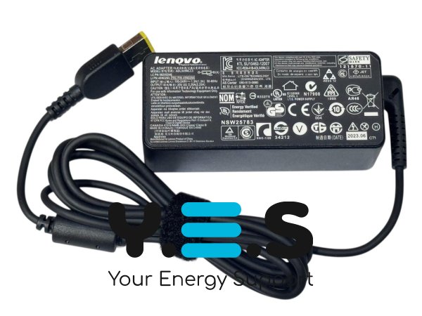 Адаптер живлення для ноутбуків Lenovo — 20V 2.25A (45W), квадратний USB-конектор, без мережевого кабелю 220V