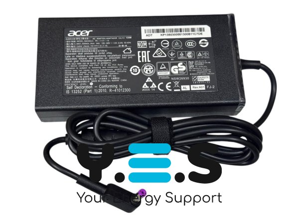 Зарядний адаптер живлення для ноутбука Acer Slim — 19V 7.1A (135W), штекер 5.5×1.7 мм