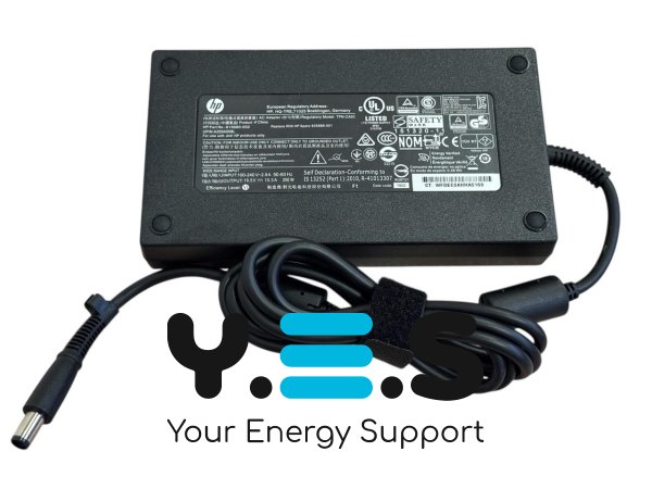 Slim-блок живлення для ноутбука HP — 19.5V 10.3A (200W), штекер 7.4×5.0 мм