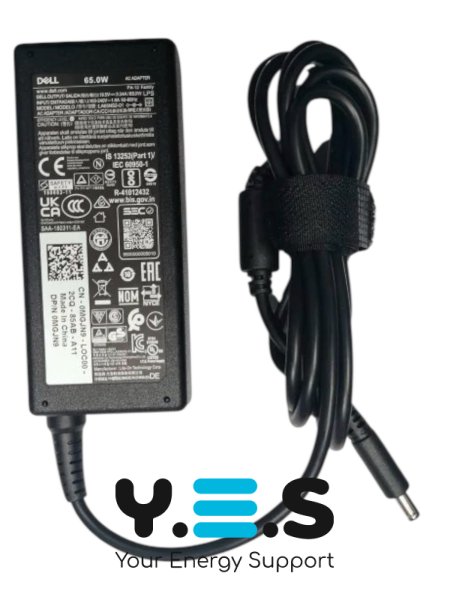 Блок живлення (зарядний адаптер) для ноутбука Dell — 19.5V 3.34A 65W, штекер 4.5×3.0 мм (прямокутний)