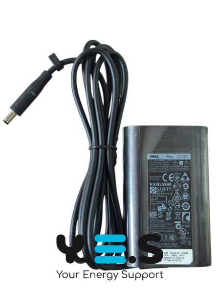 Адаптер живлення для ноутбука Dell 45W (19.5V, 2.31A), роз’єм 4.5×3.0 мм Oval(e)