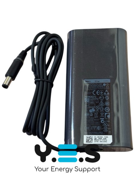 Зарядний адаптер (блок живлення) для ноутбука Dell 90W — 19.5V 4.62A, штекер 7.4×5.0 мм (Ovale)