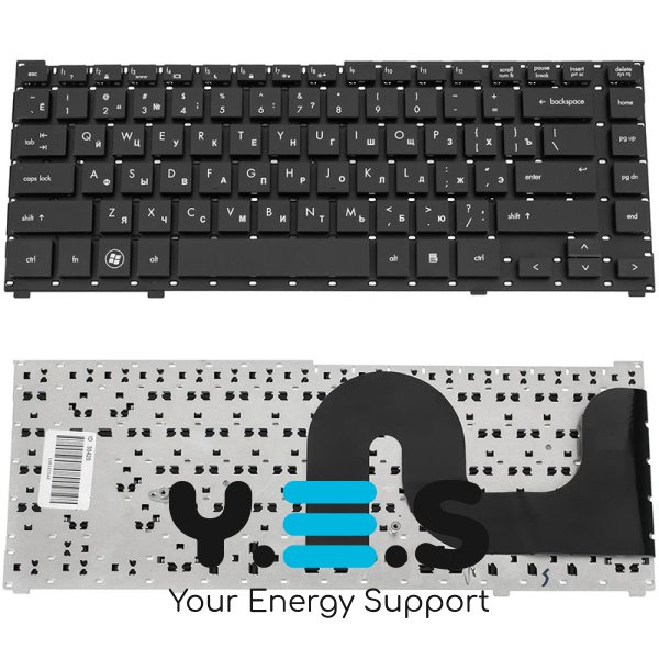 Клавіатура для ноутбука HP ProBook 4310s, 4311s — RU розкладка, чорна, без рамки