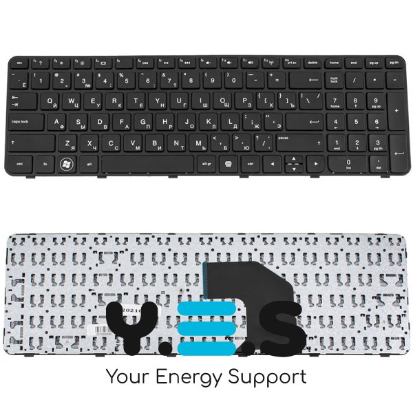 Клавіатура для ноутбука HP G6-2000 series, розкладка RU, чорна