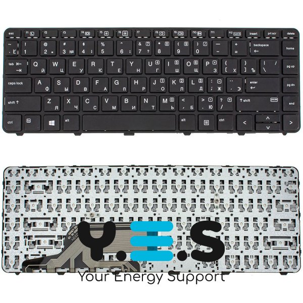 Клавіатура для ноутбука HP ProBook 430 G3 / 440 G3 — RU-розкладка, чорна