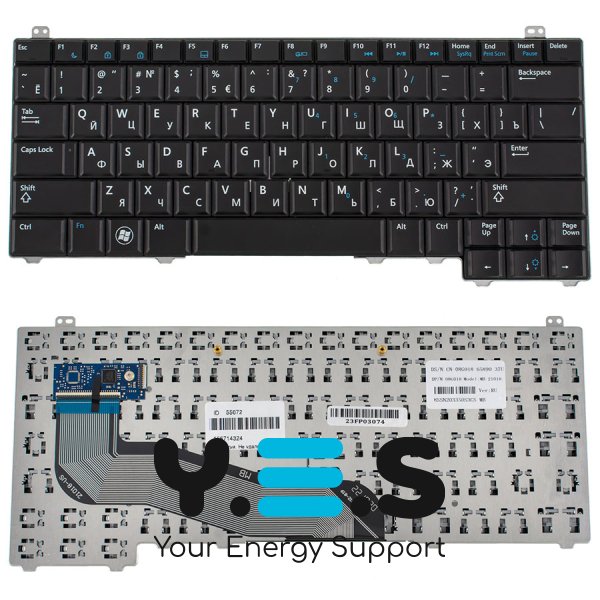 Клавіатура для ноутбука Dell Latitude E5440 — розкладка RU, чорна