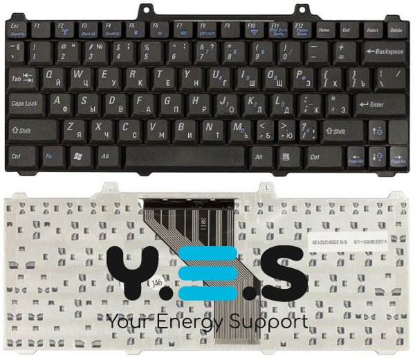 Клавіатура для ноутбука Dell Inspiron 700M та 710M — чорна, розкладка RU