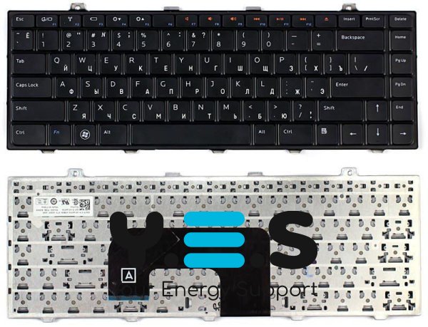Клавіатура для ноутбука Dell Studio 14/14Z (1440, 1450, 1457), чорна, розкладка RU