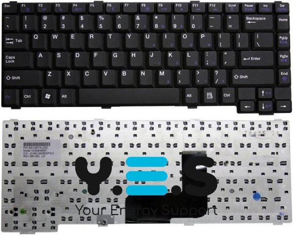 Клавіатура для ноутбука Gateway MX6930, чорна, розкладка RU