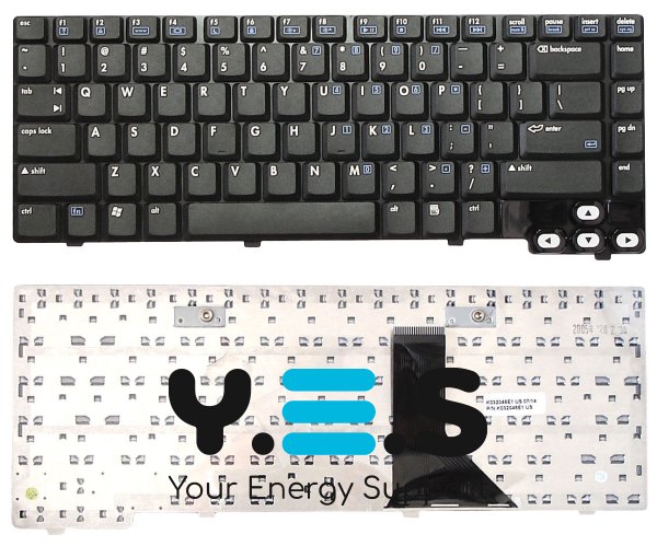 Чорна клавіатура для ноутбука HP Pavilion DV1000, розкладка RU