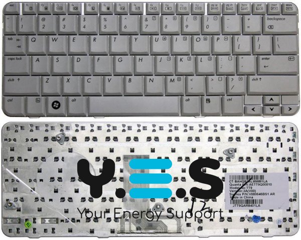 Сіра клавіатура для ноутбуків HP Pavilion TX1000, TX2000, TX2500 — розкладка RU
