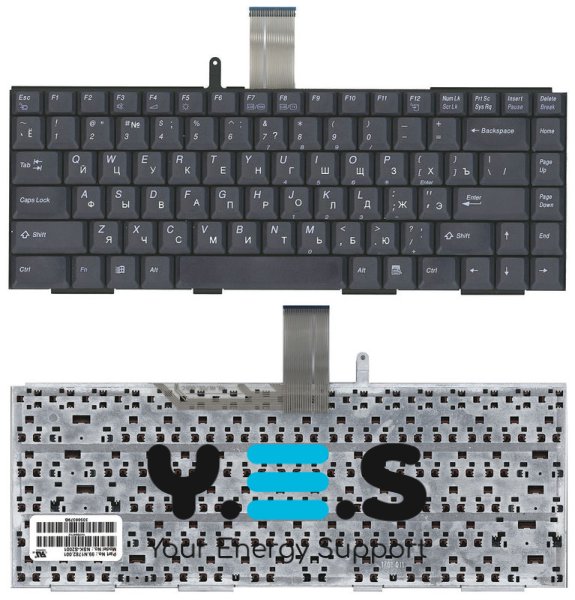 Клавіатура для ноутбука Sony (Unit FX), чорна, RU (розкладка) Original