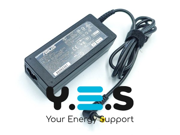 Блок живлення (адаптер) для ноутбуків ASUS 19V 3.42A 65W, штекер 5.5×2.5, без мережевого кабелю