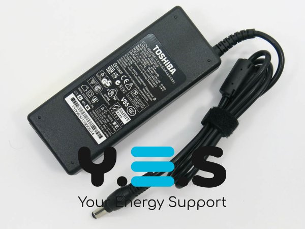 Адаптер живлення для ноутбука Toshiba 19V 3.95A 75W, штекер 5.5×2.5, без мережевого кабелю
