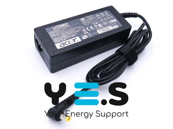 Блок живлення (адаптер) для ноутбуків Acer 19V 3.42A 65W, штекер 5.5×1.7, без мережевого кабелю