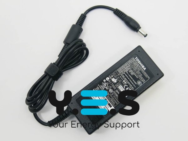 Адаптер живлення для ноутбуків Toshiba 19V 3.42A 65W, штекер 5.5×2.5, без кабелю