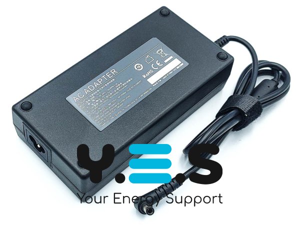 Адаптер живлення для ноутбуків ASUS 20V 12A 240W, штекер 6.0×3.7, без мережевого кабелю