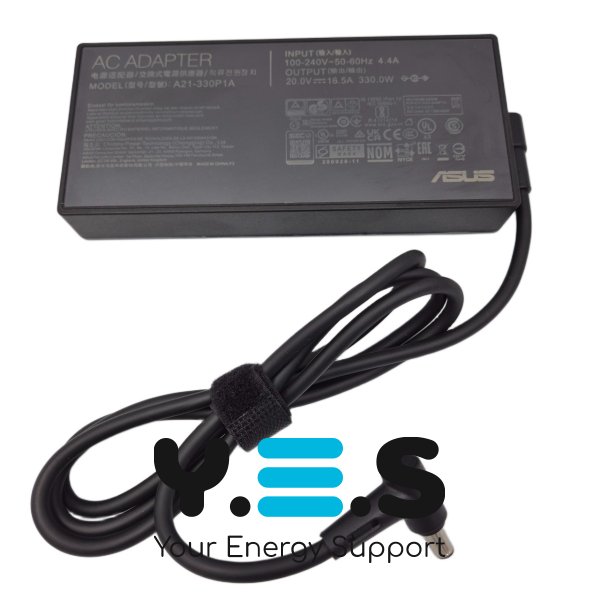 Блок живлення (адаптер) для ноутбуків ASUS — 20V 16.5A 330W, штекер 6.0×3.7, модель A22-330P1A, без кабелю, Original