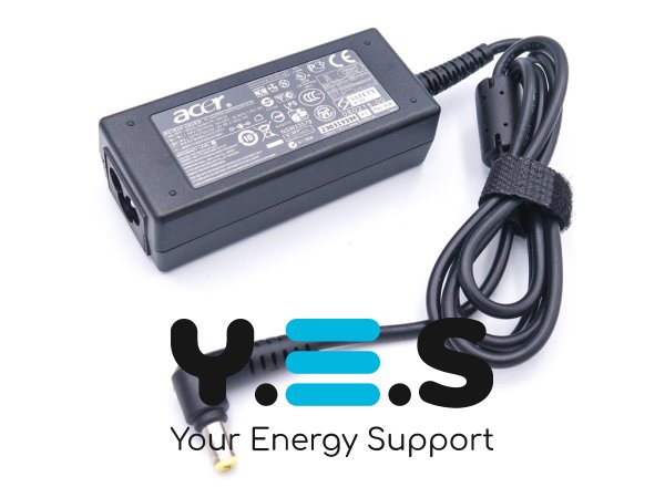 Адаптер живлення для ноутбуків Acer 19V 2.15A 40W, роз’єм 5.5×1.7, без мережевого кабелю