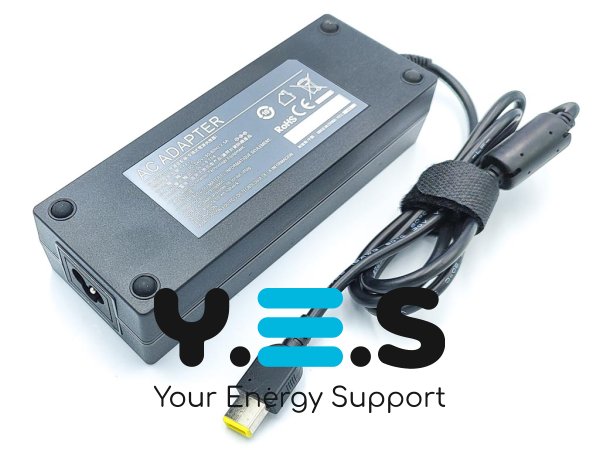 Адаптер живлення для ноутбуків Lenovo 20V 6.75A 135W, роз’єм Square+pin, без мережевого кабелю