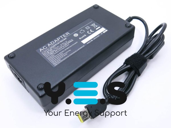 Блок живлення (адаптер) для ноутбуків Lenovo — 20V 8.5A 170W, роз’єм Square+pin, без мережевого кабелю