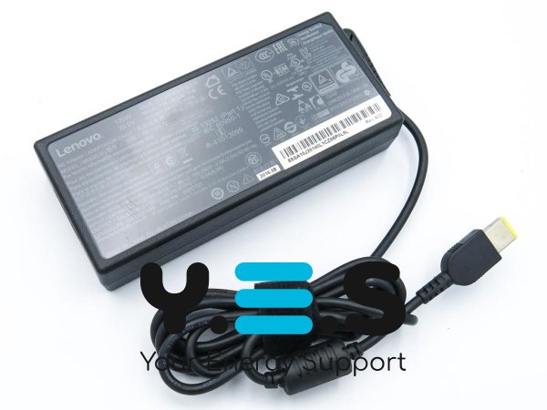 Адаптер живлення для ноутбуків Lenovo 20V 6A 120W, розʼєм Square+pin, партномер 00PC727, без мережевого кабелю Original