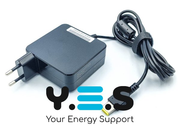 Адаптер живлення для ноутбуків Lenovo 20V 3.25A (65W) з квадратним роз’ємом Square+pin (Square)