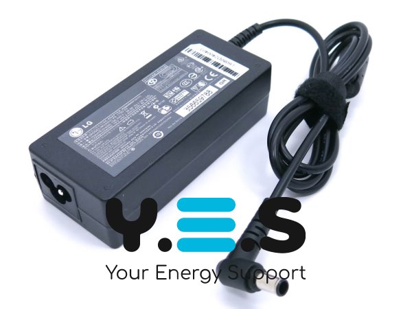 Блок живлення (адаптер) для монітора LG — 19V 3.42A, 65W, штекер 6.5×4.4 мм + Pin