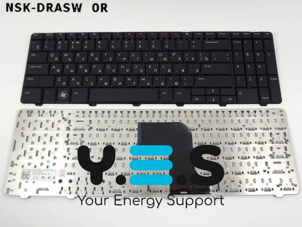 Клавіатура для ноутбука DELL Inspiron N5010 та M5010 — RU розкладка, чорна