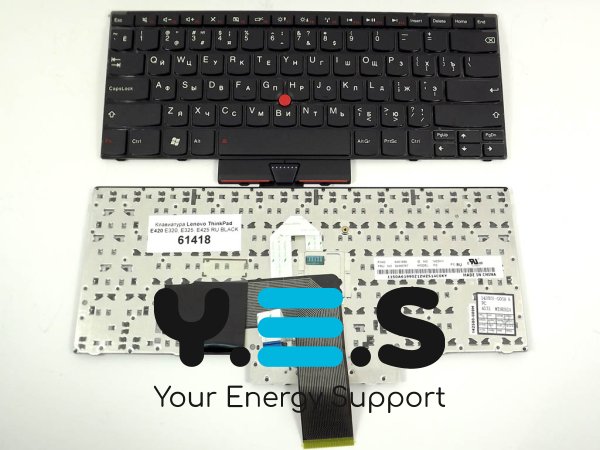 Клавіатура для Lenovo ThinkPad E420, E320, E325, E425 — чорна RU-розкладка з поінтстиком