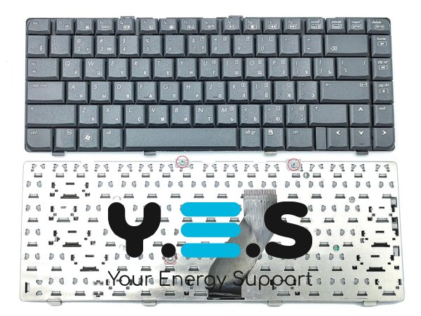 Клавіатура для ноутбуків HP DV6000, V6100, DV6200, DV6300, DV6400, DV6500, DV6600, DV6700, DV6800 — чорна (RU), Original