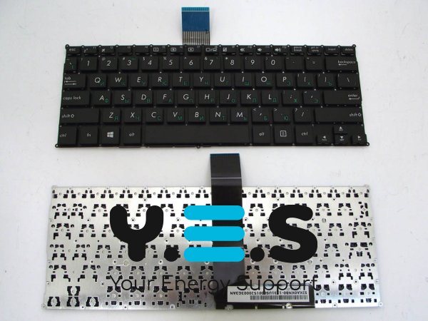 Клавіатура для ноутбуків ASUS F200 / R202 / X200 / X200MA / X200C / X200CA / X200LA, RU розкладка, чорна (90NB04U2-R31RU0)