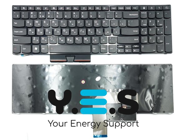 Клавіатура для ноутбука Lenovo ThinkPad Edge E520, E525 — RU розкладка, чорна
