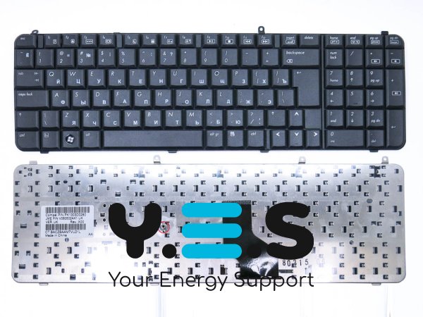 Клавіатура для ноутбука HP Compaq Presario A900, A909, A945 — чорна, розкладка RU