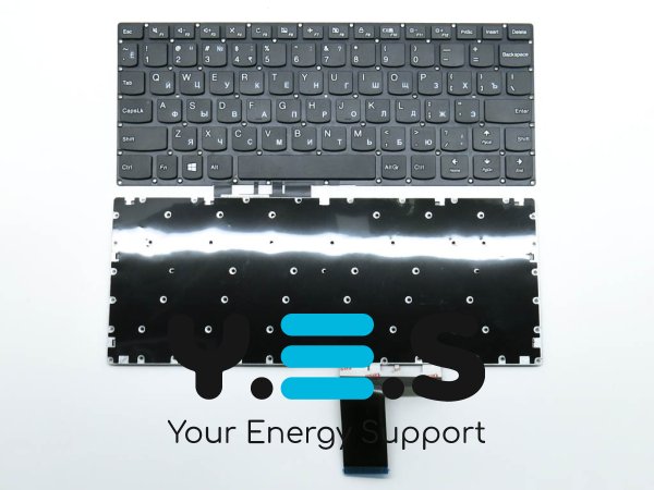 Клавіатура для ноутбука LENOVO IdeaPad 310S-11IAP, розкладка RU, чорна, Original