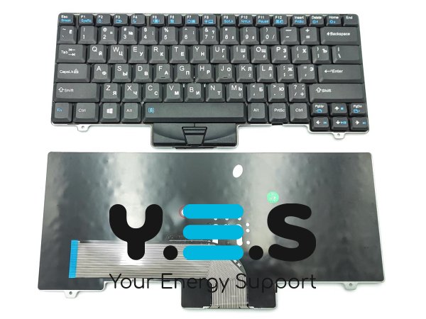 Клавіатура для ноутбуків Lenovo ThinkPad L510, L520, L410, SL410, SL510 — чорна, RU-розкладка