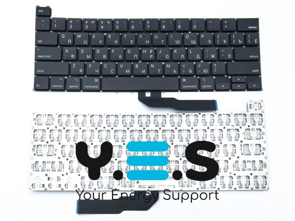 Клавіатура для Apple MacBook Pro 13" A2251 (2020, 2021), розкладка RU, мала клавіша Enter