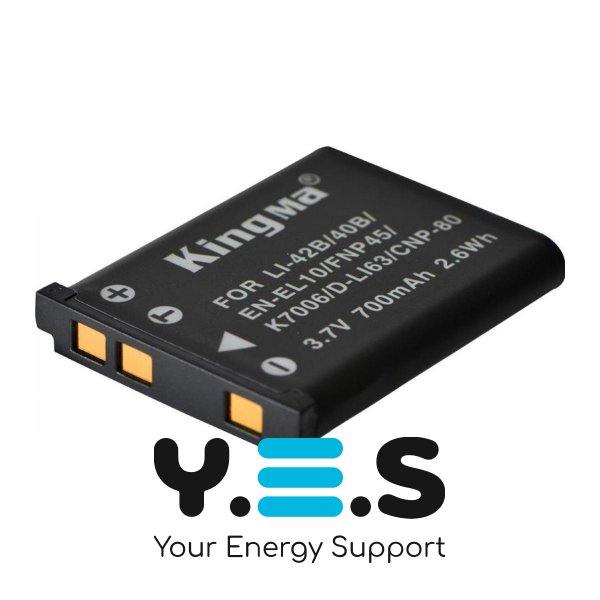 Акумулятор Olympus LI-42B/LI-40B MultiplePower 700 mAh для Olympus µ700/µ710/FE-230/FE-240/FE-250