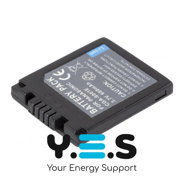 Акумулятор Panasonic CGA-S001 (MultiplePower) 680mAh для Lumix DMC-FX1/FX2/FX5/FX7/FX8/FX9