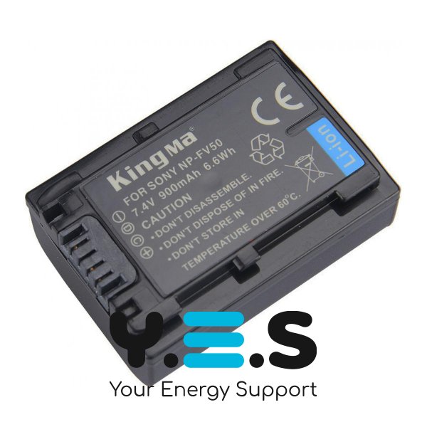 Акумулятор Sony NP-FV50 KingMa 650mAh для HDR-CX/HC/SR, DCR-SX/UX, HXR-MC (Original)