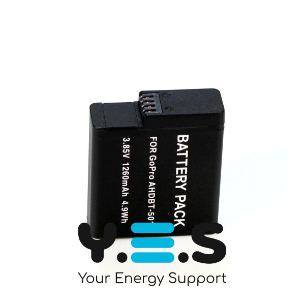 Акумулятор KingMa AHDBT-501 1220 mAh для GoPro HERO5 Black/6/7 (100%)