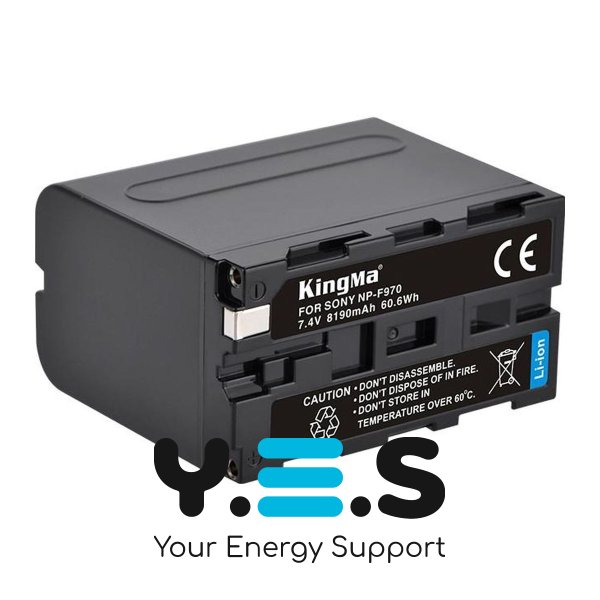Акумулятор KingMa NP-F970 8190mAh для Sony F770/F960/F930/F950/F570/F550/F750/F330 (заміна)