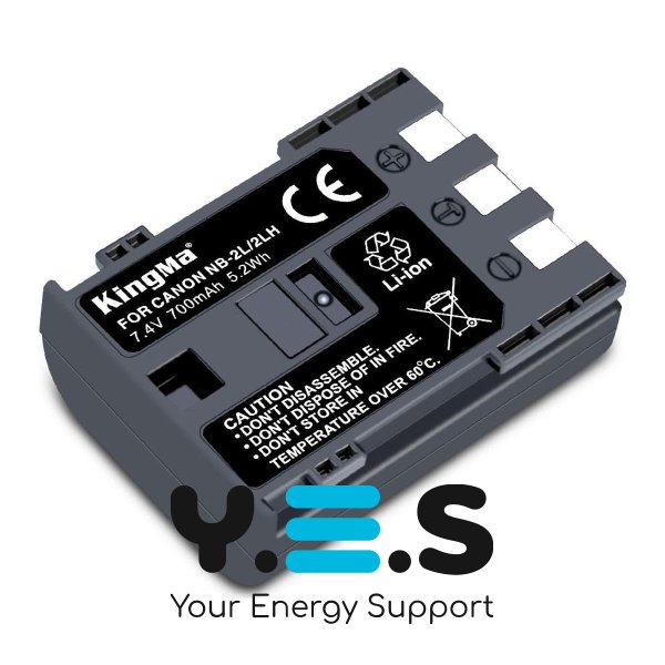 Акумулятор KingMa NB-2LH 700mAh для Canon PowerShot S30/S40/S45/S50/S60/S70, EOS 350D/400D (99)