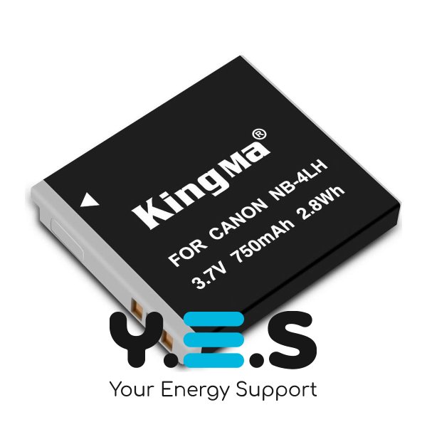 Акумулятор KingMa NB-4L для Canon PowerShot SD1000/IXUS 60/70/75/80 IS, 750 mAh