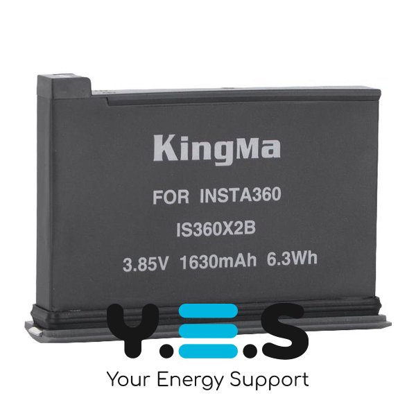 Акумулятор KingMa IS360XB2 1630 мА·год для Insta360 ONE X2/ONE RS/ONE R/ONE X3/X4/GO 3S