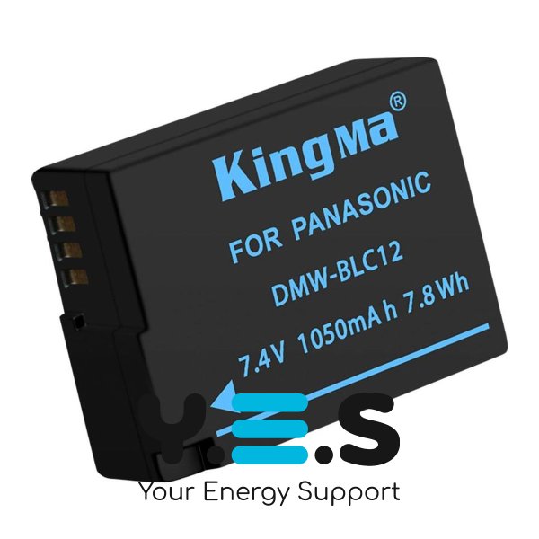 Акумулятор KingMa DMW-BLC12 1050mAh для Panasonic Lumix G5/G6/G7, GX8, FZ1000/2000, LX100 II