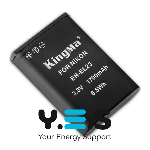 Акумулятор KingMa EN-EL23 1700 mAh для Nikon Coolpix P600/P610/P900/P900S (Li-ion)