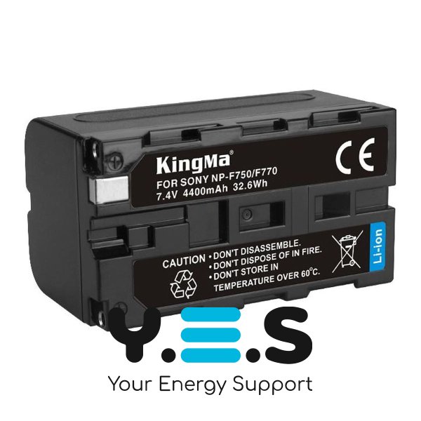 Акумулятор KingMa NP-F750 4400mAh для Sony NP-F: F550/F570/F730/F750/F770/F960/F970/NPF750