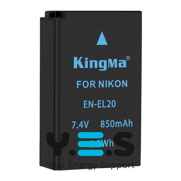 Акумулятор KingMa EN-EL20 850mAh для Nikon J1/J2/J3/A/P1000/S9500/S6600/S5300/L340
(96 символів)
