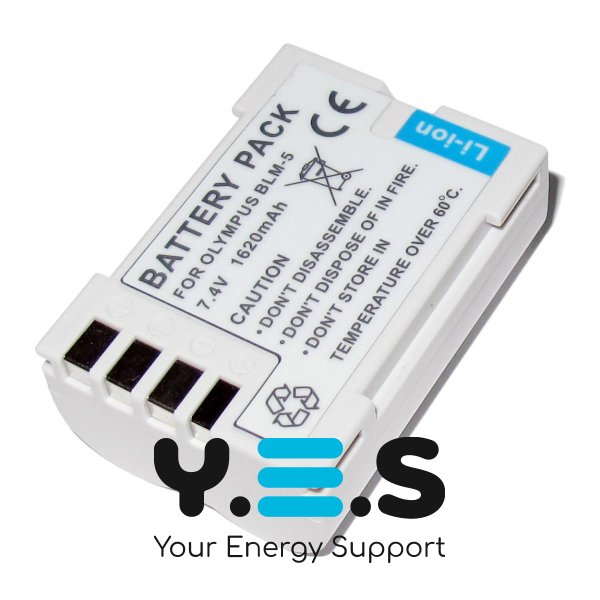 Акумулятор KingMa BLM-5 1620mAh для Olympus E-3/E-5/E-30 — 51 символ